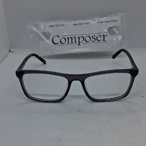 NWT Rxable Composer CPE203 Gray Tortoise Eyeglass Frames